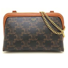 Céline Celine Schultertasche und Clutch mit Kette