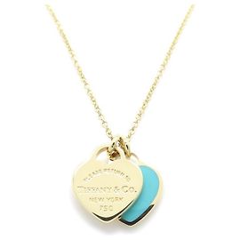Autre Marque Tiffany & Co. Collar Return to Mini Double Heart Tag