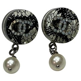 Pendientes Chanel Coco Mark Pearl Swing