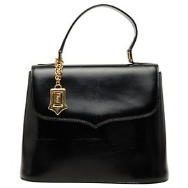 Autre Marque Bolsa de mão Saint Laurent em couro preto