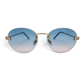 THE FRED FORCE 10 FG40079U BLUE LENSES METAL SUNGLASSES