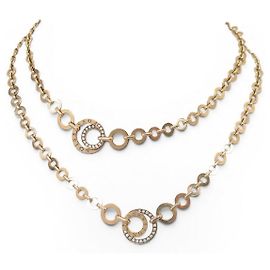 PIAGET POSSESSION SAUTOIR COLLIER 86CM 18K GOLD DIAMANTEN 45.2GR
