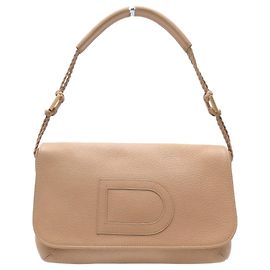 NOVA BOLSA DE MÃO DELVAUX LE LOUISE PIN COURO CAMEL DE OMBRO
