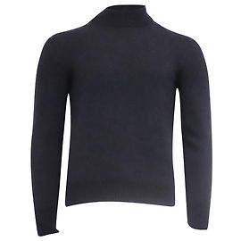 Jersey de punto con cuello subido Tom Ford en cachemira negra