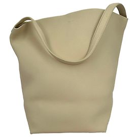 Saco Tote Park The Row em pele marfim