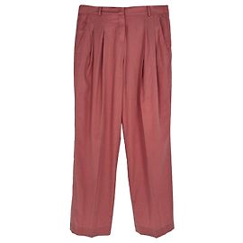 Autre Marque Calças Plissadas Gelso The Frankie Shop em Lyocell Rosa