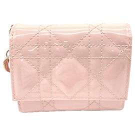 Christian Dior Lady Dior Tri-fold Wallet