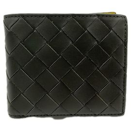 Portafoglio compatto bi-fold Intrecciato Bottega Veneta