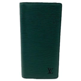 Louis Vuitton Epi x Monogram Eclipse Portefeuille Brazza Long Wallet