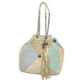 Borsa a tracolla Chanel in camoscio