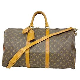 Louis Vuitton Boston Monogram Keepall Bandoulière 50