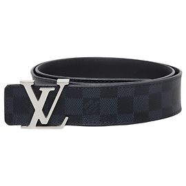 Louis Vuitton Damier Cobalt Ceinture LV Initial Belt