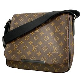 Bolso de hombro Louis Vuitton Monogram Macassar District PM