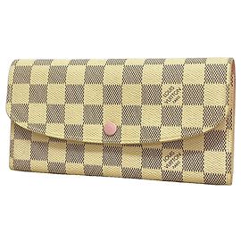 Louis Vuitton Damier Azur Portefeuille Emilie Long Wallet