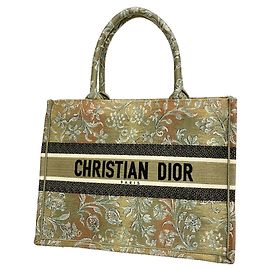 Christian Dior Book Tote in Moss Green