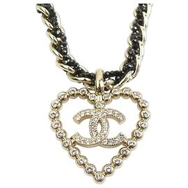 Colar Chanel Preto e Dourado