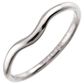 Autre Marque Anillo Curved Band 2 de Tiffany & Co. en platino
