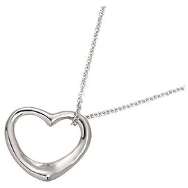 Autre Marque Tiffany & Co. Silber Herz Halskette