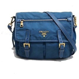 Bolsa de Ombro Prada Saffiano Tessuto Nylon