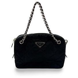 Prada Convertible Quilted Tessuto Medium