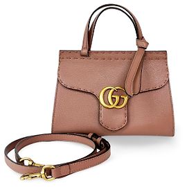 Gucci GG Marmont Zip Matelasse Leather Large