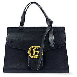 Gucci GG Marmont Gürtel aus gestepptem Leder