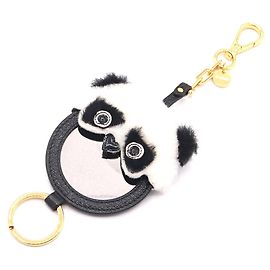 Miu Miu Kunstpelz Schlüsselanhänger Bag Charm