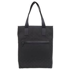 Sac cabas Gucci en nylon et cuir noir