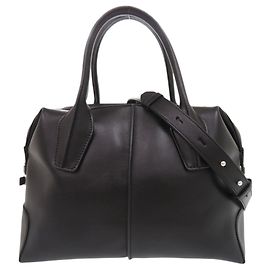 Bolsa de mão Tod's D-Styling em couro preto