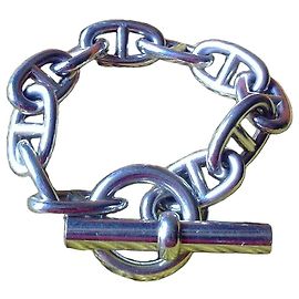 Pulseira Hermès Chaine d'Ancre em prata