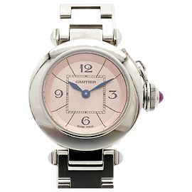 Relógio Feminino Cartier Miss Pasha Mostrador Rosa
