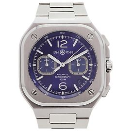 Relógio Masculino Bell & Ross BR 05 Chrono Blue Steel