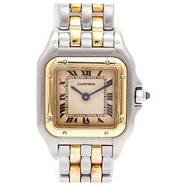 Cartier Panthère 66921 Uhr mit elfenbeinfarbenem Zifferblatt für Damen