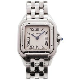 Damenarmbanduhr Cartier Panthère SM W25033P5 Zifferblatt Elfenbein