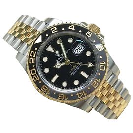 ROLEX GMT MasterII SS xYG Kombination schwarz/graue Lünette 126713GRNR '26 erworben Herren