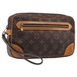 LOUIS VUITTON Monogram Marly Dragonne GM Clutch Bag M51825 LV Auth ep15922