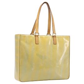 LOUIS VUITTON Monogram Vernis Columbus Tote Bag Gris M91028 LV Auth bs37345