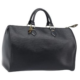 LOUIS VUITTON Epi Speedy 30 Borsa a Mano Noir Black M43002 LV Auth 199637V
