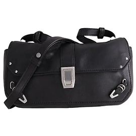 Rag & Bone Schwarze Schultertasche aus Leder