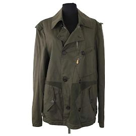 Bottega Veneta Jacke aus Baumwolle Khaki