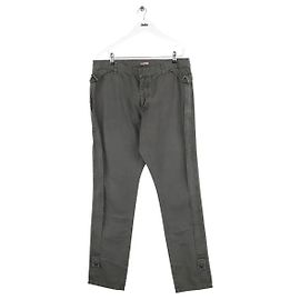 Bottega Veneta Pantalones rectos caqui