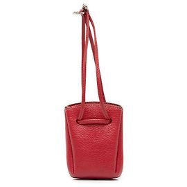 Hermès Vespa Pouch aus Chevre Mysore in Rot