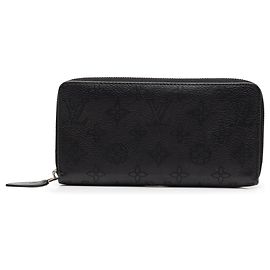 Portafoglio lungo Zippy Louis Vuitton Monogram Mahina nero