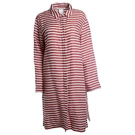 Autre Marque 'S Max Mara, gestreiftes Leinenhemdkleid