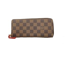 Louis Vuitton Damier Portefeuille Clemence Long Wallet