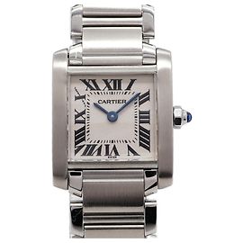 Relógio de pulso feminino Cartier Tank Française SM W51008Q3
