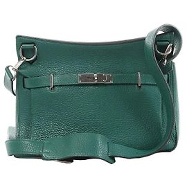 Hermès Bolsa Tiracolo Hermes Jypsiere 28 Taurillon Clémence em Green Q 2013