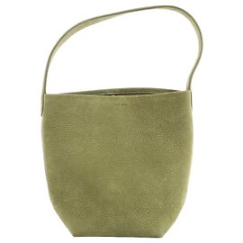 The Row Park Tote Small Schultertasche aus Leder in Green