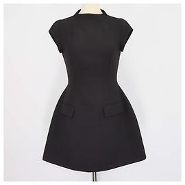 Autre Marque Odd Muse Black The Ultimate Muse Cuff Sleeve Mini Dress