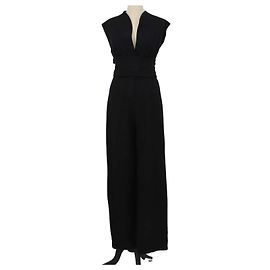 Autre Marque Macacão sem mangas com cinto Odd Muse Black